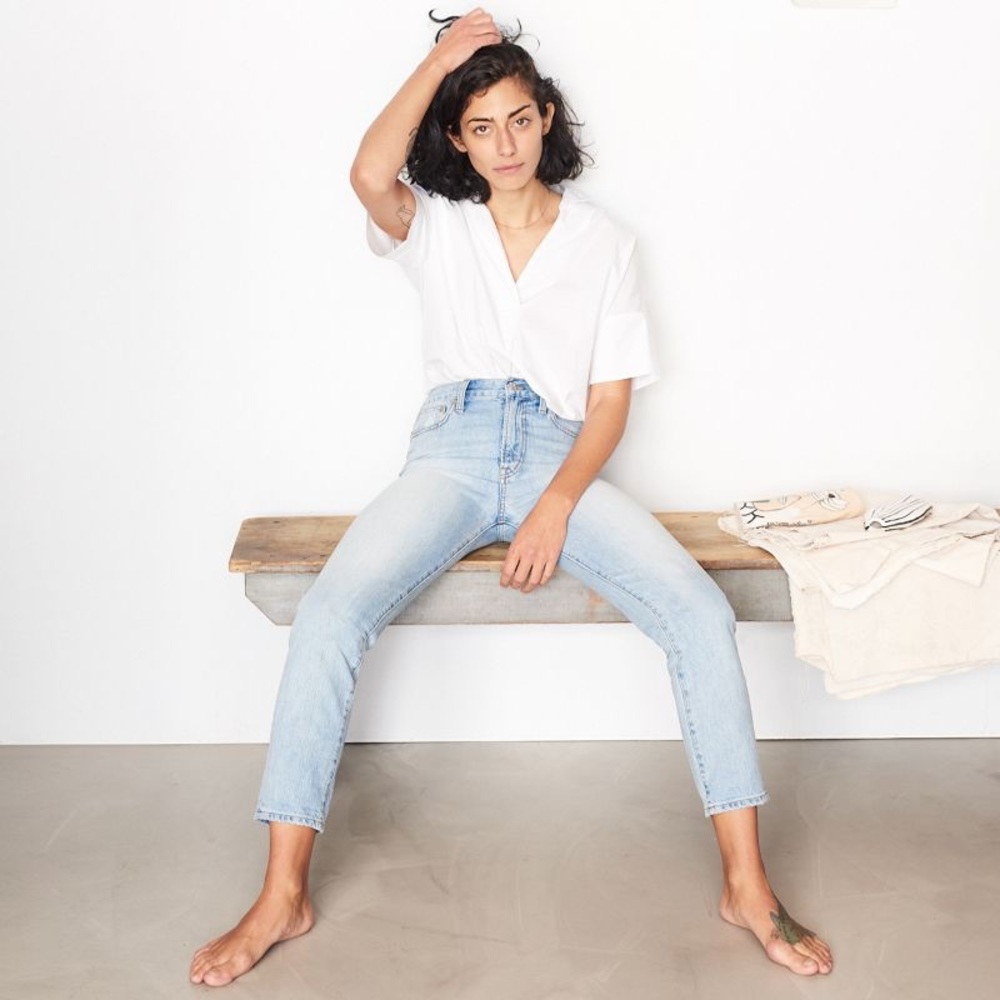 Madewell High Rise Women's Jeans - Light Blue